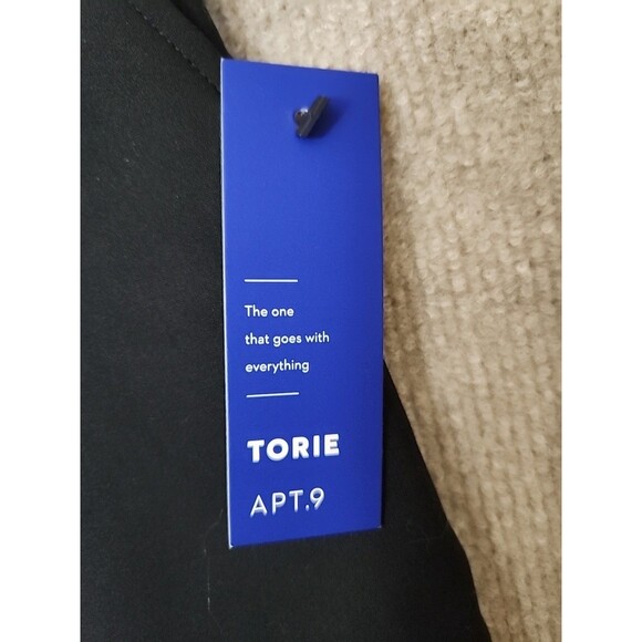 Apt 9 Torie Capri Dress Pants Womens 4 Black Straight Leg Stretch Career NEW - Picture 3 of 10